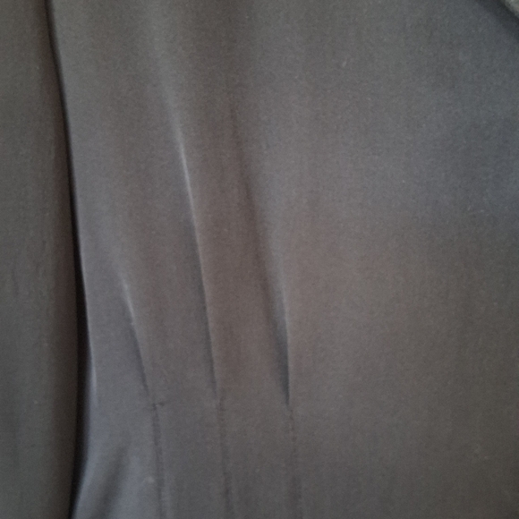 Jones New York Black Silk Button Down Shirt. NWOT. Size 6 - Picture 5 of 6